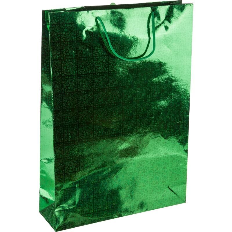 Пакет подарочный голографический (45x32x10 см, GBZ092) NoName