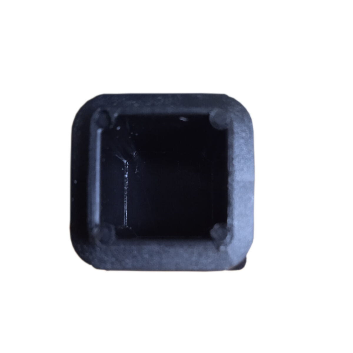 Заглушка квадратная 20х20 пластиковая практичная черная RAL 9017 3
