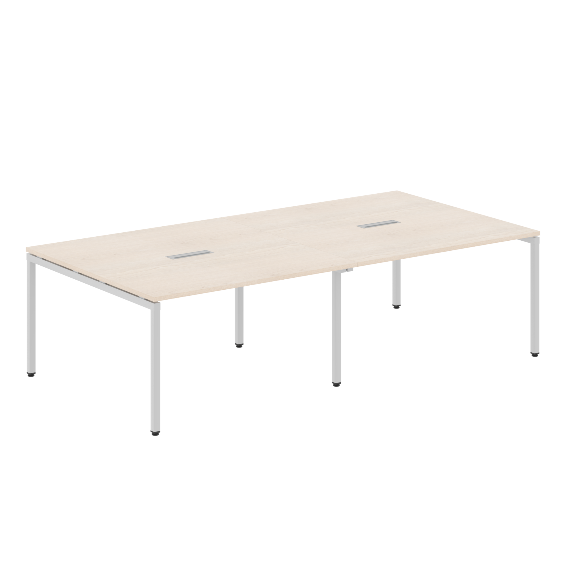 Конференц-стол "Xten-S" Skyland Бук Тиара/Серый (арт. XSCT 2714) 2720х1406х750 мм