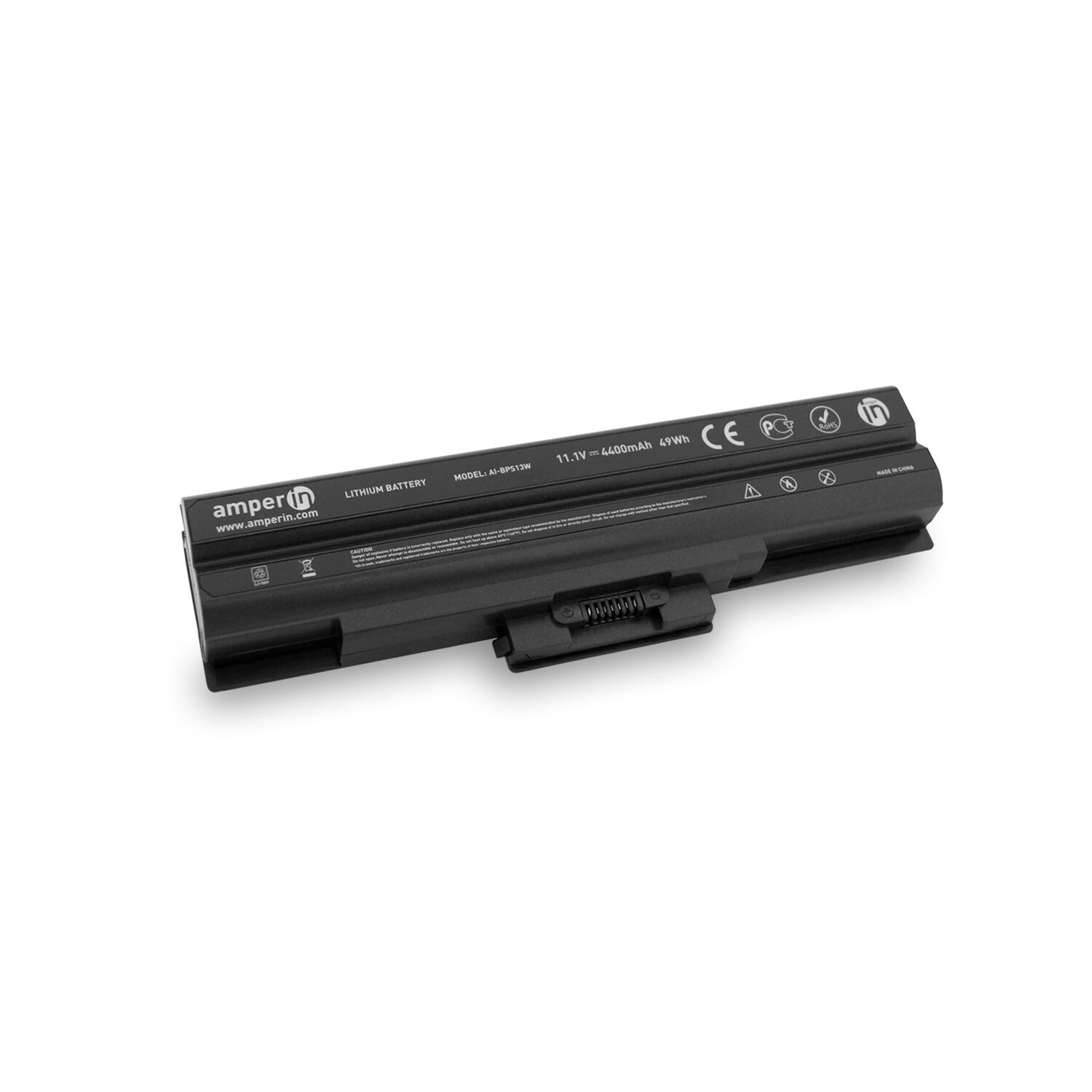 Аккумуляторная батарея AI-BPS13W для ноутбука Sony Vaio VGN, VPC Series 11.1V 4400mAh Amperin черная