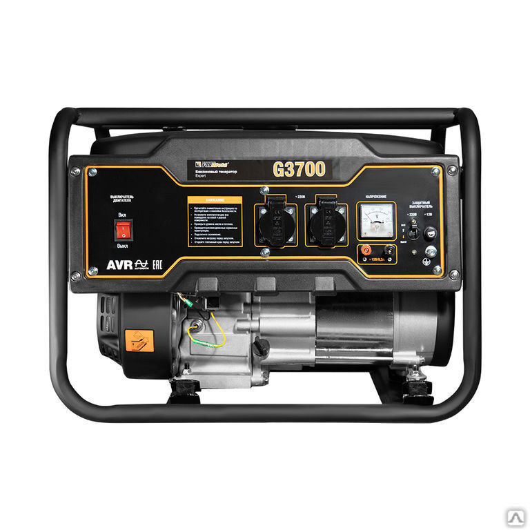 Бензиновый генератор FoxWeld Expert G3700 3.3 кВт 2