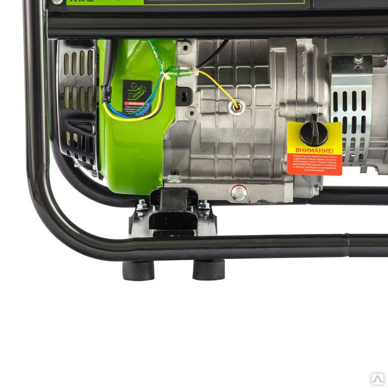 Генератор бензиновый БС-6500 5.5 кВт 230 В 25 л ручной стартер Сибртех 10