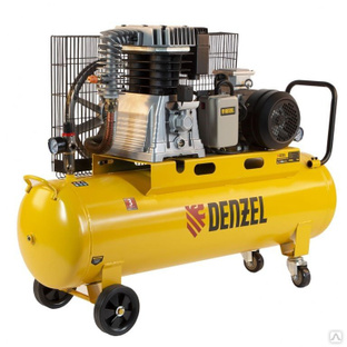 Компрессор воздушный ременный привод BCI4000-T/100 4.0 кВт 690 л/мин Denzel #1
