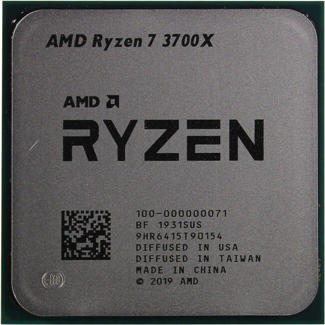 Процессор AMD AMD Ryzen 7 3700X 100-000000071/(3.6GHz) сокет AM4 L3 кэш 32MB/OEM