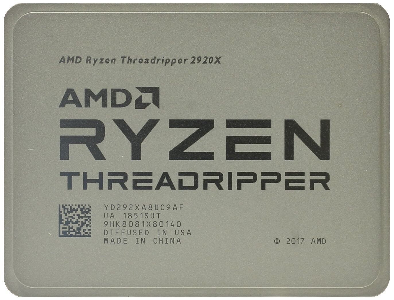 Процессор AMD AMD Ryzen Threadripper 2920X YD292XA8UC9AF/(3.5GHz) сокет sTR4 L3 кэш 32MB/OEM