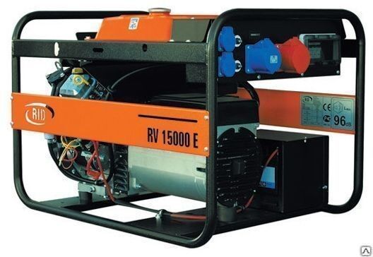 Генератор бензиновый RID RV 15000E 13.4 кВт
