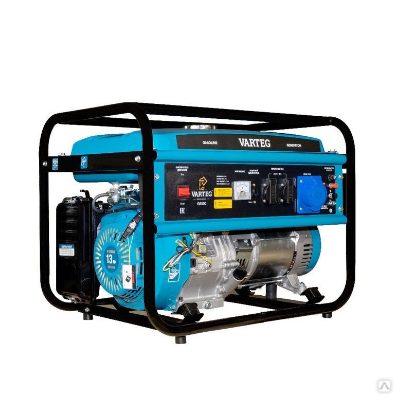 Бензиновый генератор Varteg G6500 1 кВт