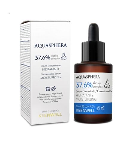 Увлажняющая сыворотка-концентрат 30 мл Aquasphera Serum Concentrado Hidratante 37,6% Active Complex Keenwel