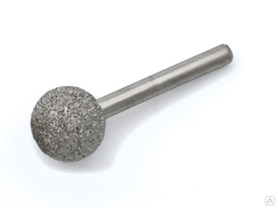 Алмазная фреза шар №4 вакуумного спекания по мрамору цанга 6 мм 