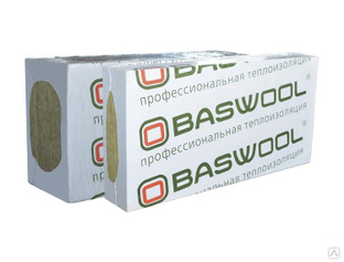 Утеплитель BASWOOL Фасад 100 (1200x600x50) 6п/0,216м3/4,32м2/6,912м3 под 