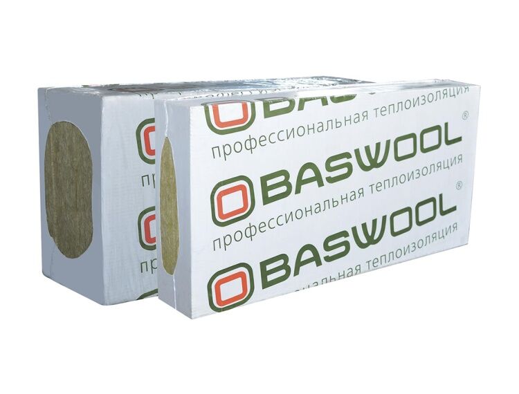 Утеплитель BASWOOL 60 - Стандарт (1200х600х 80) 6п/0,3456м3/4,32м2/6,912м3 под
