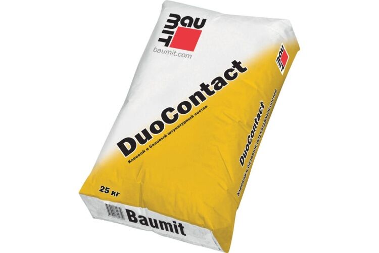 Состав Baumit клеевой и базовый штукатурный DuoContact 25 кг/42 под