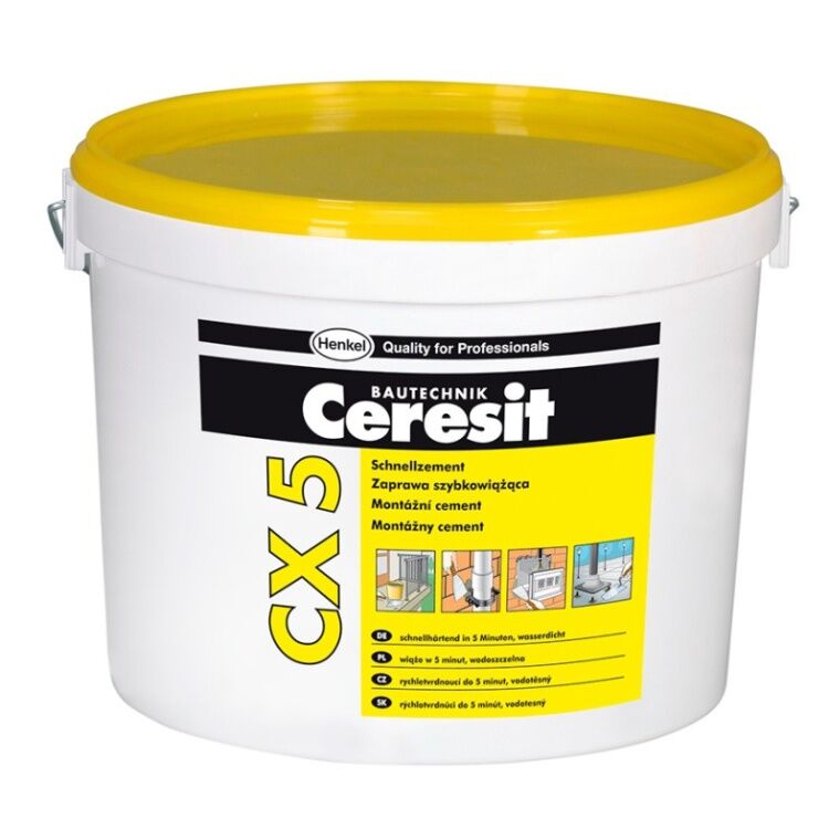 Цемент монтажный водоостанавливающий 2кг Ceresit CX 5/2