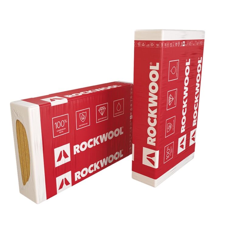 Утеплитель Rockwool Файер Баттс 110 (1000х600х50) 0,12м3/2,4м2 к/ф