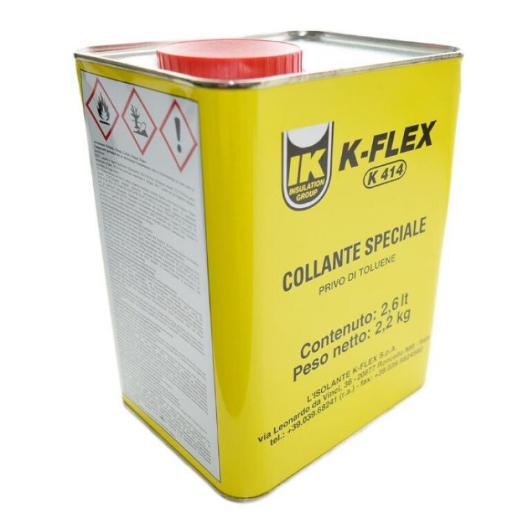 Клей K-FLEX K-414 для вспененных полиэтиленов и каучука (2,6 литра)