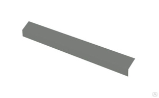 Карнизная планка (капельник) 0,4ммх2м (темно-серый) BRAAS 