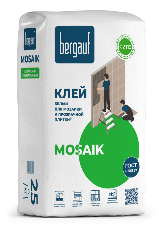 Клей для мозайки Bergauf MOSAIK 25кг