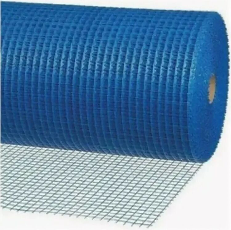 Сетка строительная армирующая 1000х50 (10х10) 115 гр (синяя)