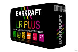 Шпатлевка BARKRAFT LR PLUS полимерная, 25 кг/54шт 