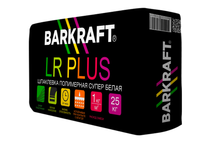 Шпатлевка BARKRAFT LR PLUS полимерная, 25 кг/54шт
