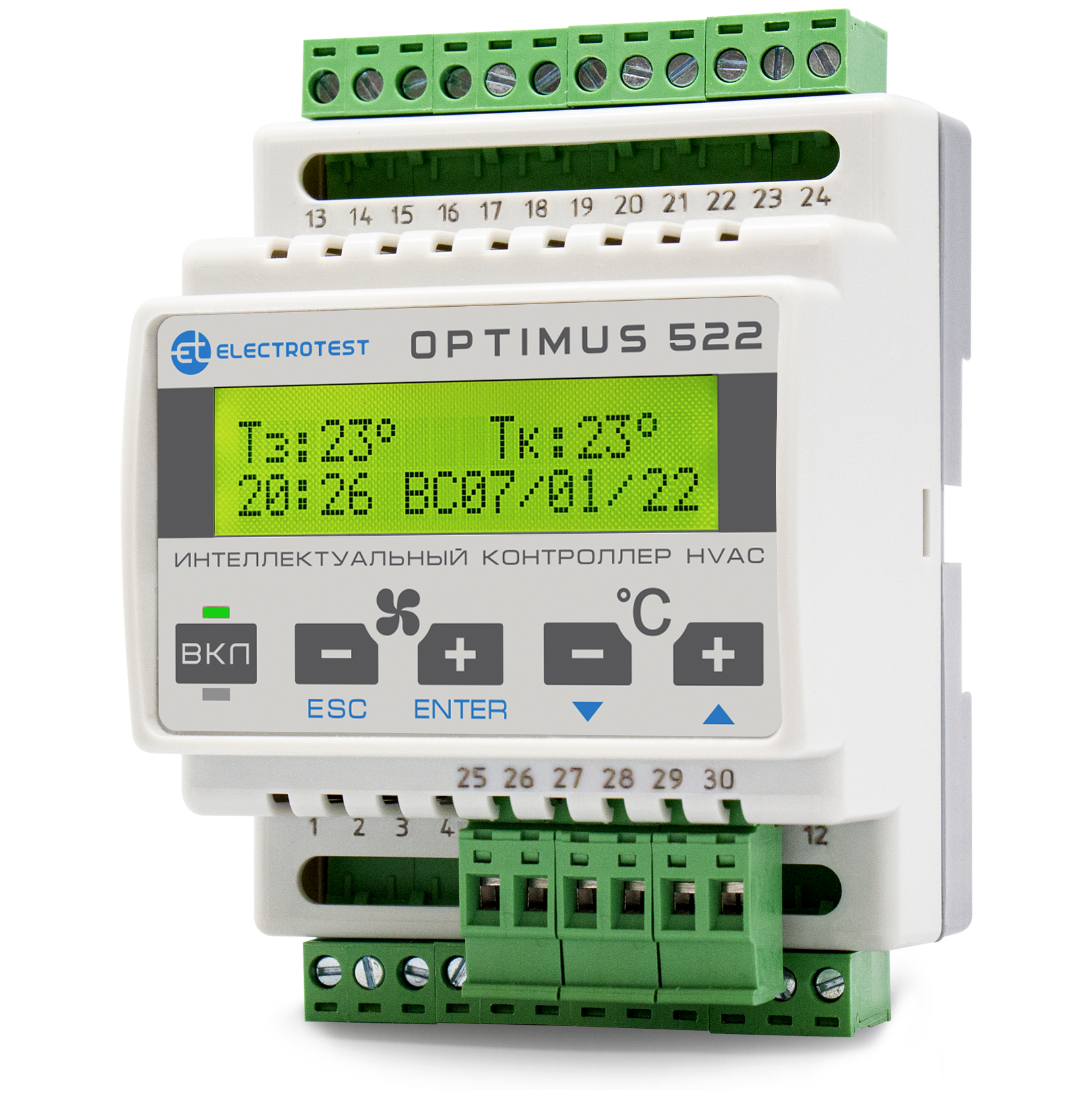 Контроллер для систем вентиляции OPTIMUS-522 (523) 2