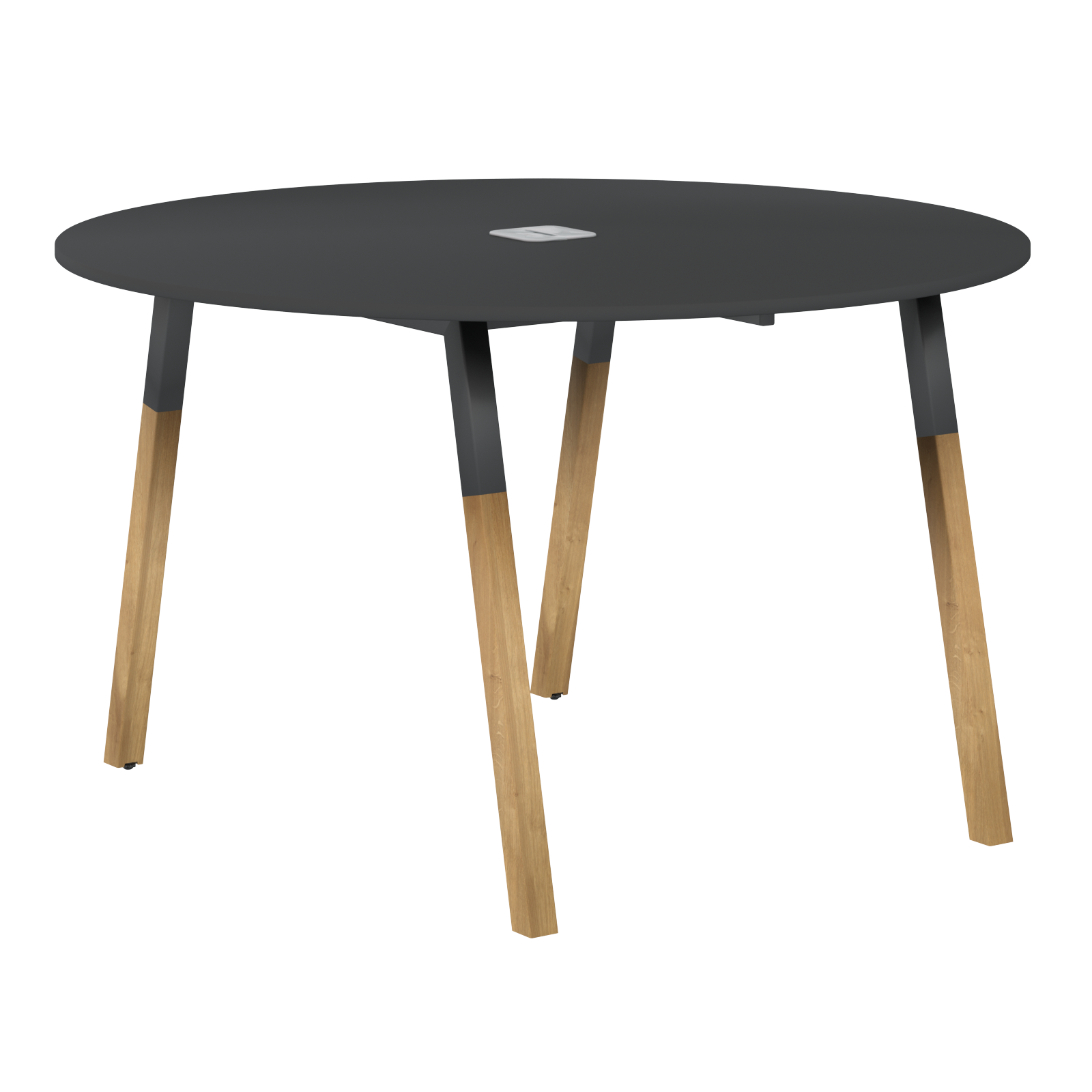 Конференц-стол "FORTA" Skyland. Графит/Бук (арт. FRST 1250) D-1250х733