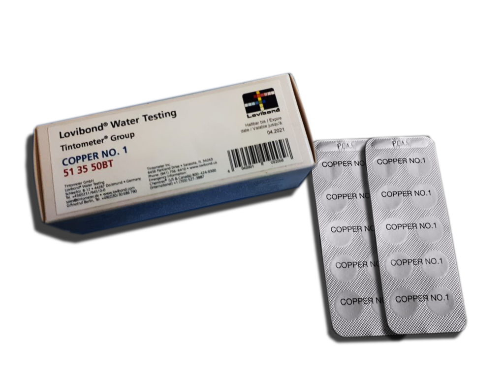 Тестерные таблетки для фотометра Lovibond СOPPER NO.1 100 таблеток