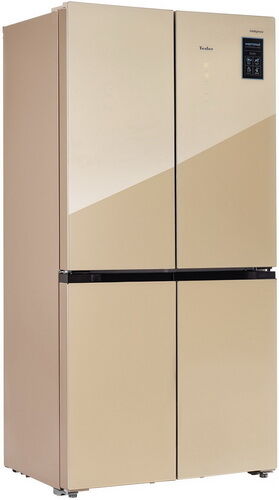 Многокамерный холодильник Tesler RCD-545I BEIGE GLASS