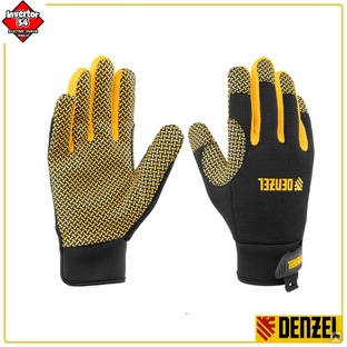 Универсальные перчатки Denzel 67999 (силиконовая ладонь) #1