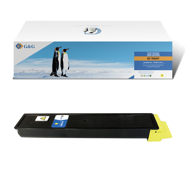 CET Group G&G toner cartridge for Kyocera FS-C8020MFP/8025MFP/8520MFP/8525MFP yellow 6 000 pages with chip TK-895Y 1T02K
