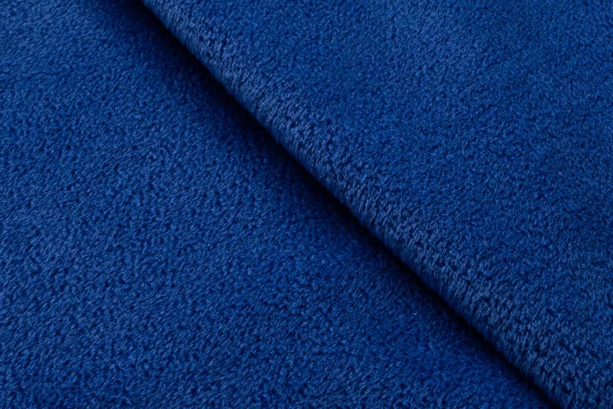 Велюр KQE020-91, 150г/м2, тёмно-голубой