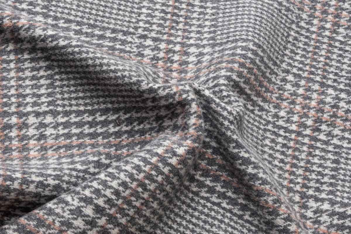 Ткань пальтовая TOKYO Grey/Brick