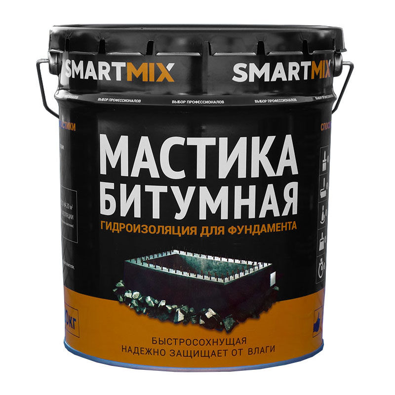 Мастика Битумная Smartmix, 10кг. (60шт/пал)