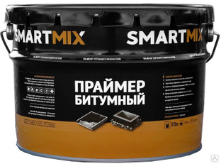 Праймер битумный Smartmix, 10л. (60шт/пал) 