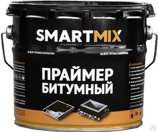 Праймер битумный Smartmix, 3л. (120шт/пал) 