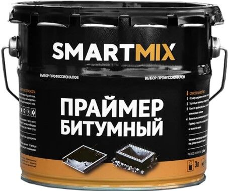Праймер битумный Smartmix, 3л. (120шт/пал)