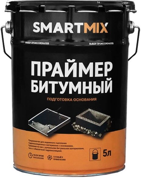 Праймер битумный Smartmix, 5л. (96шт/пал)