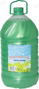 Крем-мыло Прекрасное Зеленый чай 5 л (40шт/слой) (120 шт/пал) 