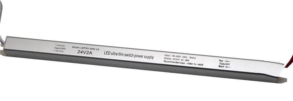 Блок питания LEDS POWER SUPER SLIM 24V 48W