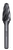 Твердосплавная борфреза по алюминию тип F параболическая 5х13 М03 мм #1