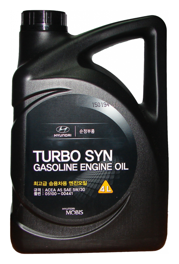 HYUNDAI TURBO SYN 5W30 SM SM/GF-4 (4 л) - масло моторное синтетическое