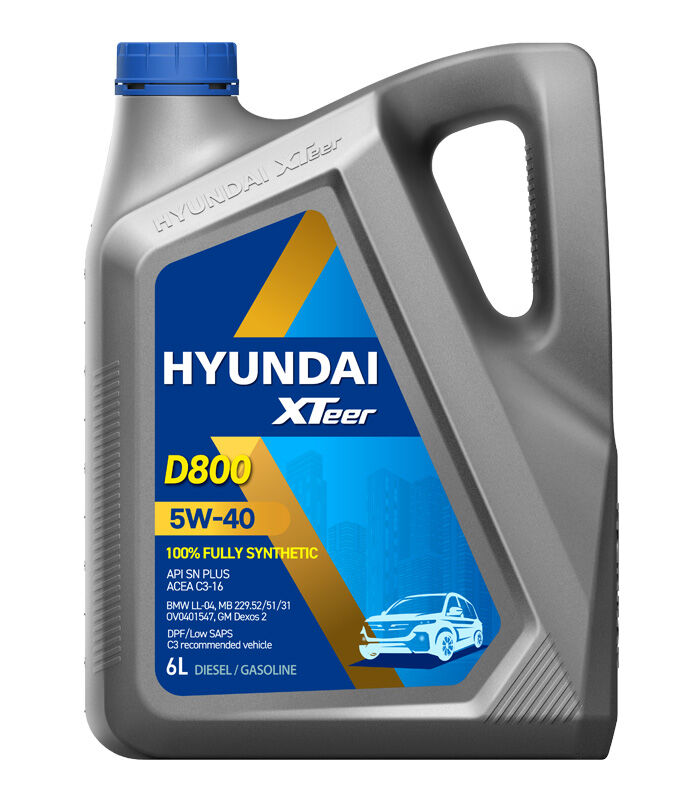 HYUNDAI XTeer Diesel Ultra 5W-40 (6 л) - масло моторное синтетическое
