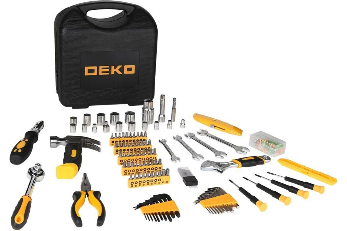 Универсальный набор инструмента для дома и автомобиля DEKO DKMT165 065-0742